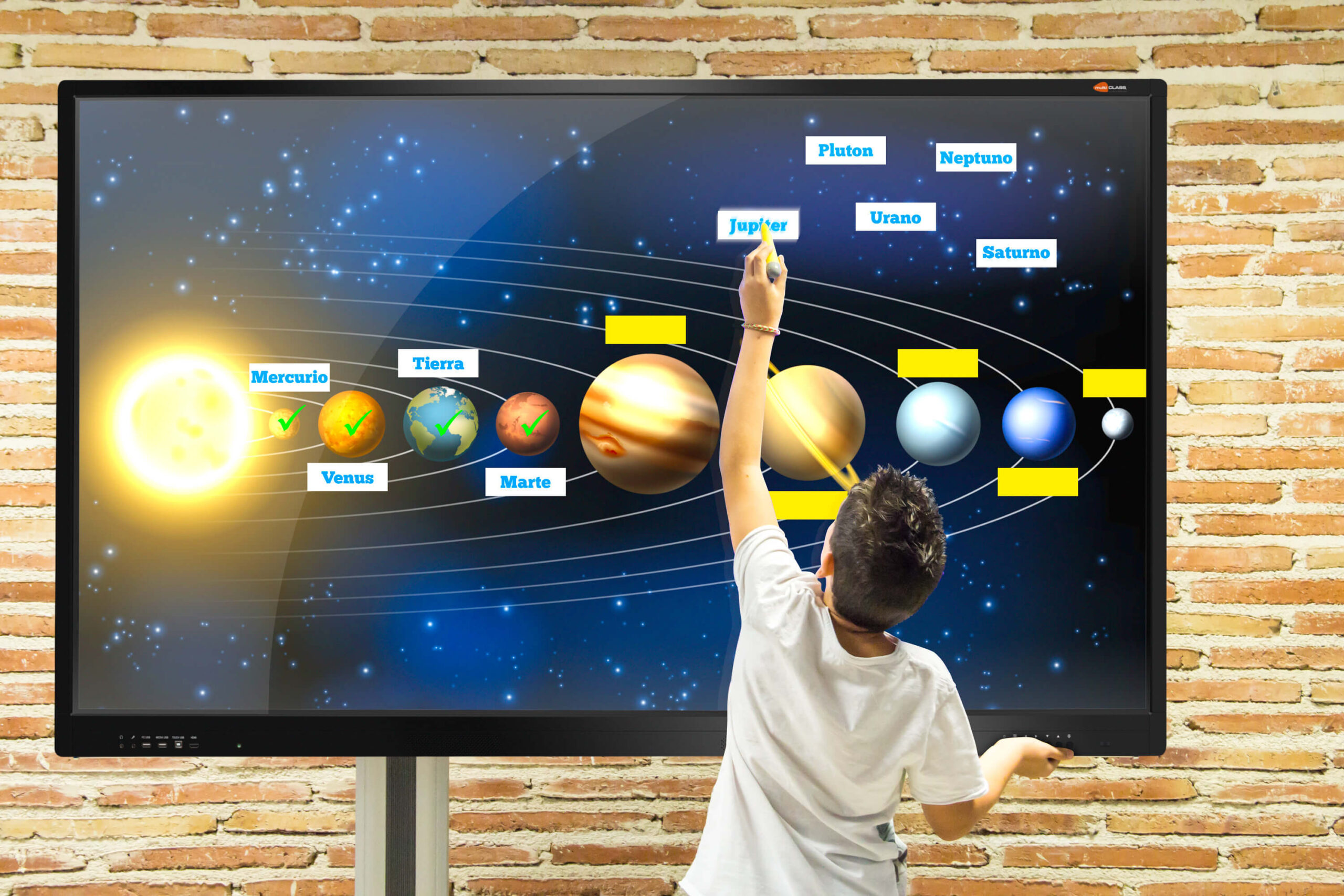 Monitor Interactivo Táctil 86" Android